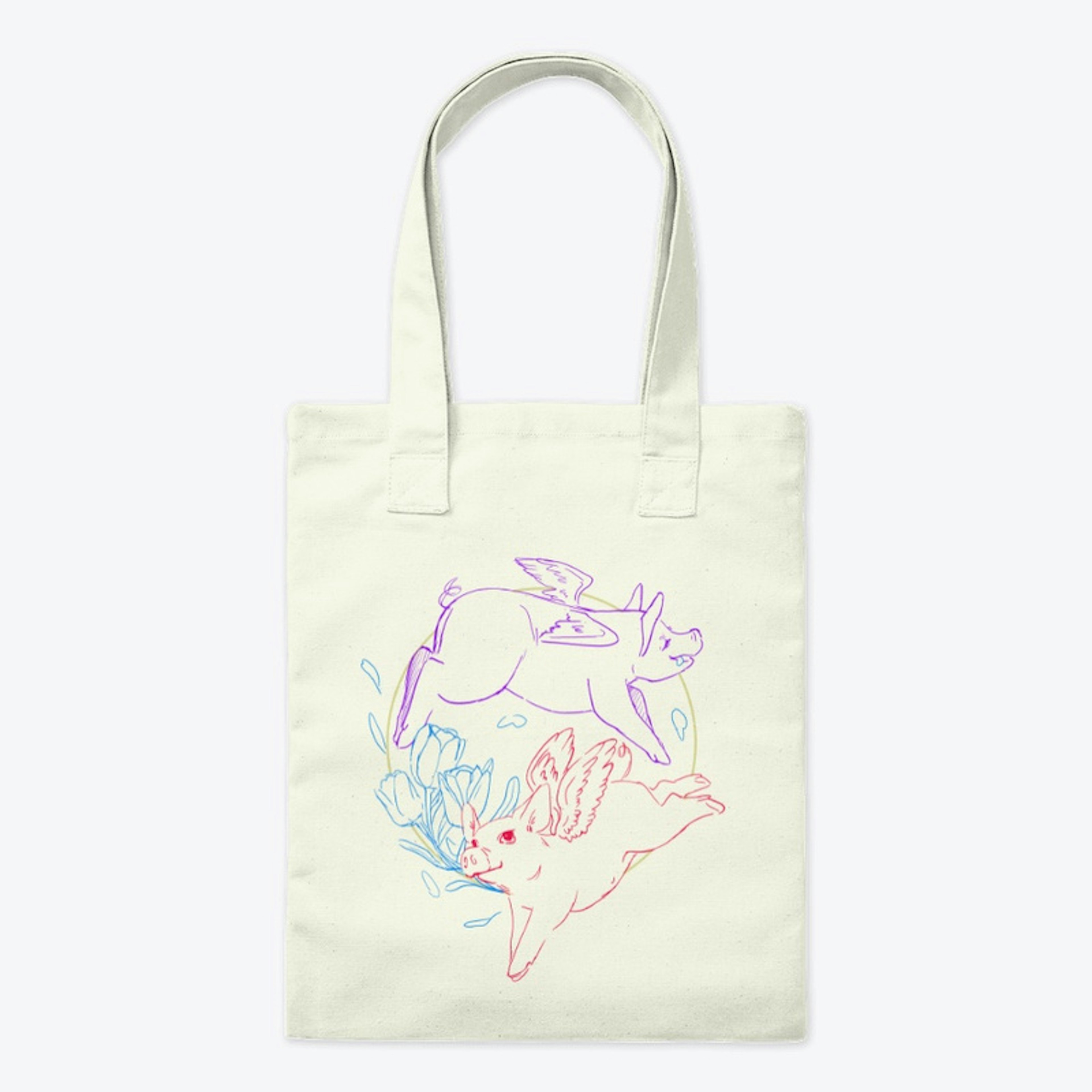 Pigs can fly Tote Bag